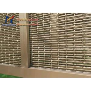 10m Crimped Metal Woven Wire Mesh Panels Tearoom Dividers