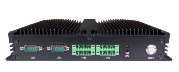 Quality Fanless Box PC 4 LAN Embedded Industrial Computer 8 Bit GPIO Intel 4th I3 I5 I7 CPU for sale