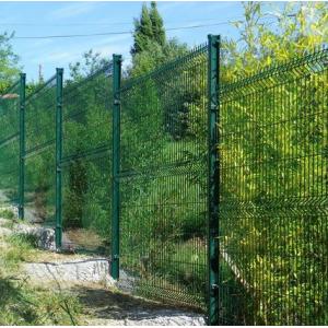 3D Garden Fence Curvy Welded Wire Mesh Fence