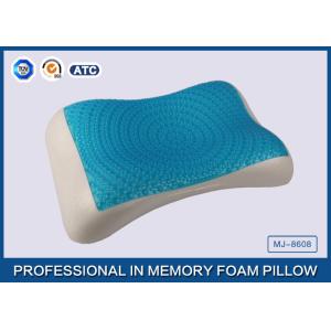 Therapeutic Memory Foam Cooling Gel Pillow with Soft Cover , Cooling Gel Bed