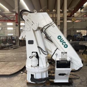 1.5T 19M Large Radius Folding Boom Crane For Lifting Material