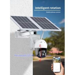 Wifi Tuya Smart Solar Camera 20Watt Outdoor Surveillance PTZ Camera With Solar