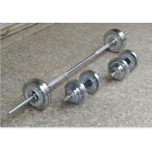 Adjustable Electroplating Fitness Accessory weight plate Barbell Set