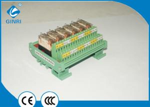 China DC 24 Volt 6 Ways Programmable Relay Module With Relay Base Easy Replace on sale
