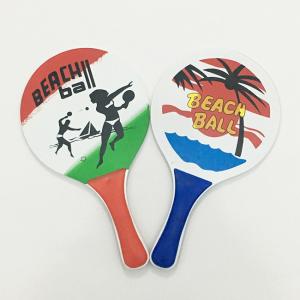Plastic Handle Wooden Rackets Beach Customized Polyester Tennis Padel Racket