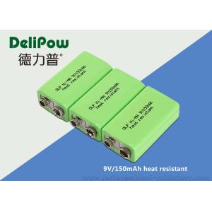 150mAh Rechargeable Batteries Nimh , Rechargeable 9v Batteries For Wireless