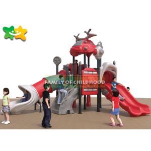 Food Grade Toddler Garden Slide Set , Children'S Playground Equipment Low