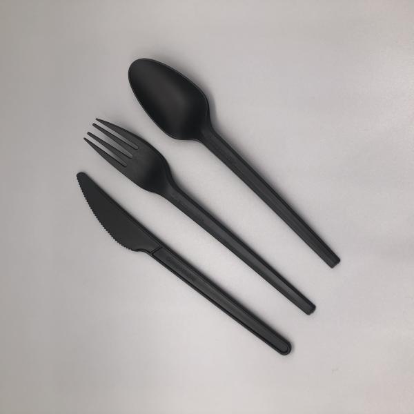 Eco Friendly Renewable Resources Bulk CPLA Forks Knives Biodegradable Disposable