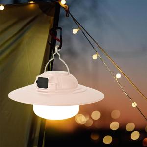 Portable Waterproof Solar LED Camping Lamp Multifunctional Outdoor Hook with