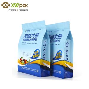 China Plastic Block Square Flat Bottom Bag k For Food Packaging Custom Color on sale