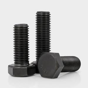 Class 12.9 Left Hand / Reverse Threaded Hex Head Screws Extreme Strength Black