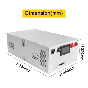 Horirontal 48V DIY battery kits 15KWH box with JK 16S 200A BMS with 2A Active