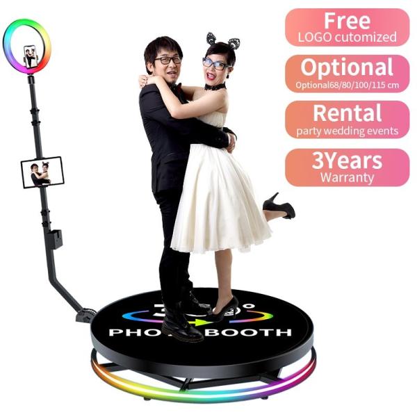 360 Degree Party Video Camera with Rotating Stand Stabler Strong Metal Tempered