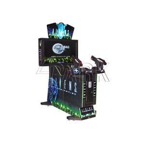 Aliens Extermination Amusement Shooting Arcade Machines With 42 Inch Screen