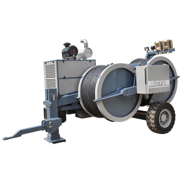 Overhead Line Stringing Equipment Cummins Max Continuous Pull 2x50kN Hydraulic Tensioner