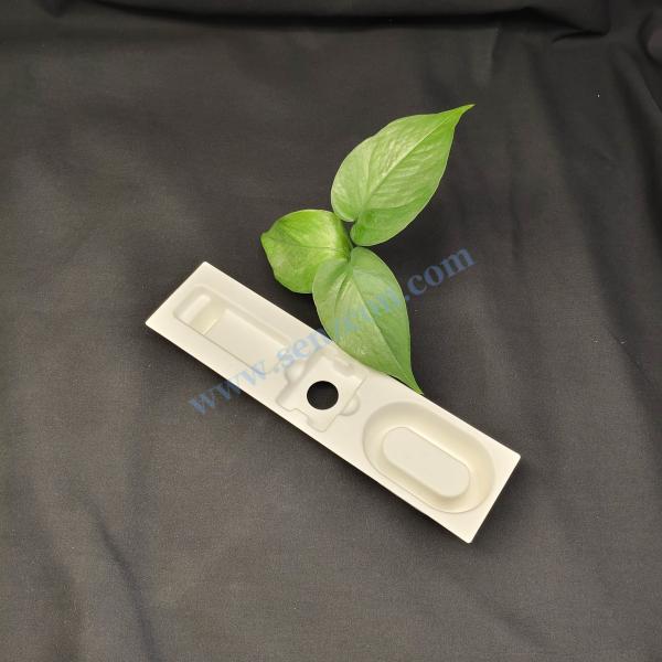 Quality High-end smart watch white plant fiber pulp mold packaging liner base, embedded with anti-drop, shock-proof and anti-static functions. for sale