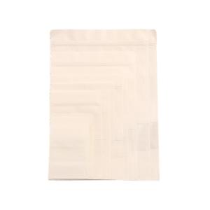 White BPA Free Cpp Resealable 90g Kraft Paper Pouches