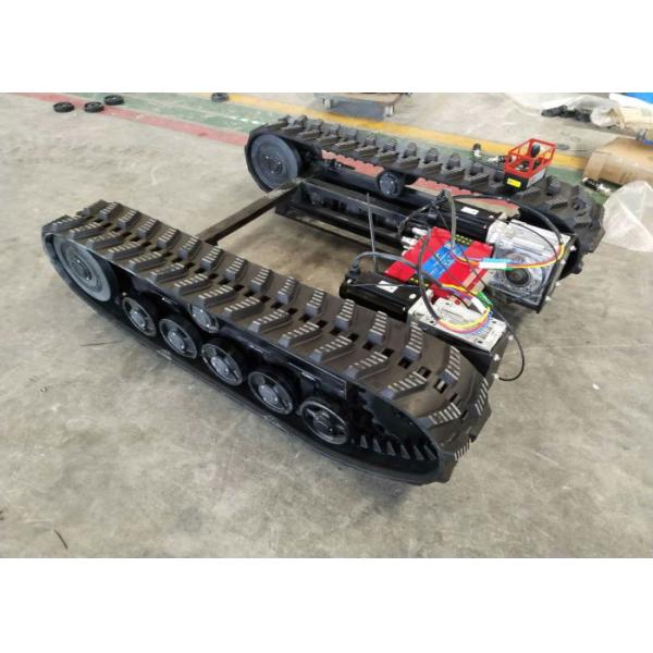Agricultural Machineries Rubber Track Undercarriage With Chassis / Power