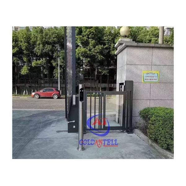 Half height smart face barcode identify advertising equipment turnstiles for