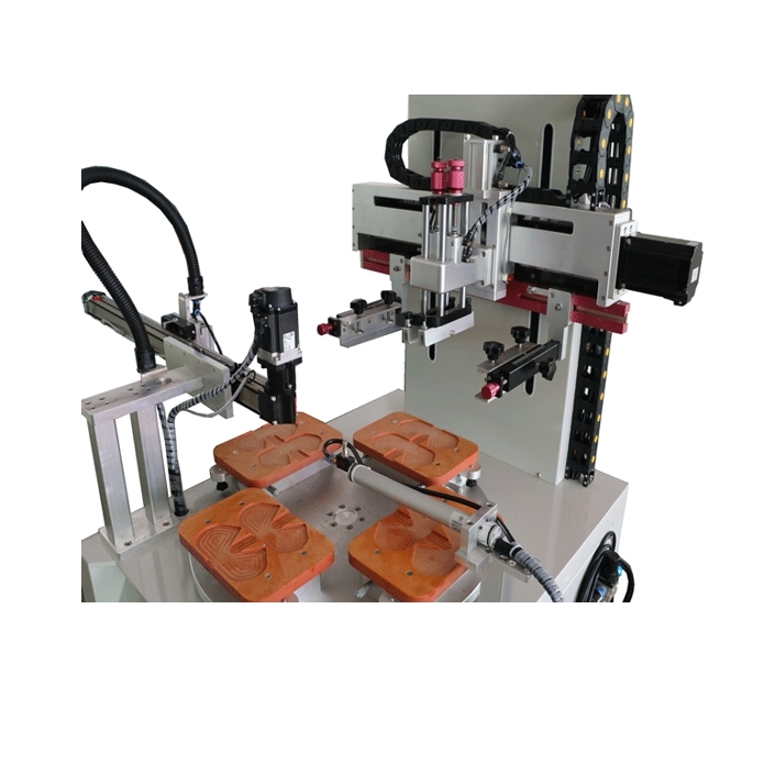 Rotating Working Table Screen Printer & Sevro Mechanical Arm