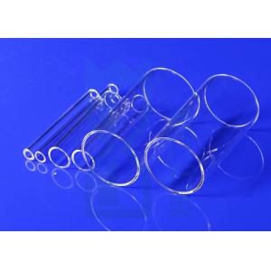 Custom Diameter Semiconductor Quartz Testing Tubing Transparent And Opaque