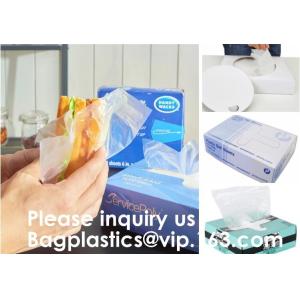 High Density Poly Film, Polyethylene, 8 x 10 3/4 Sheets,Plastic Deli and Bakery