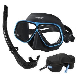 OEM Travel Friendly Corrective Dive Snorkel Mask Set For Woman