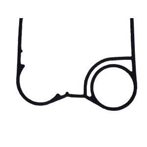 Snap Glue Clip Heat Exchanger Gaskets GC42 PHE Channel Flow