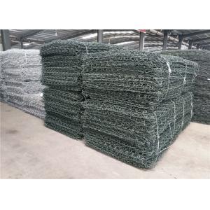 Galvanized PVC Coated Gabion Baskets For Protecting Riverbank