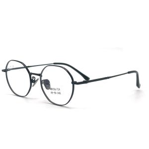 MD124 Metallic Optical Frames in Round Shape Metallic Design