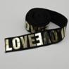 Buy cheap Letters Printing Decorative Elastic Bands 38mm Width 100% Polyester Material from wholesalers