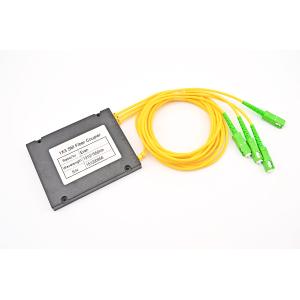 Low Insertion Loss Fiber Optic Splitter 3 In 1 Out SC/APC Connector 1x3 Single