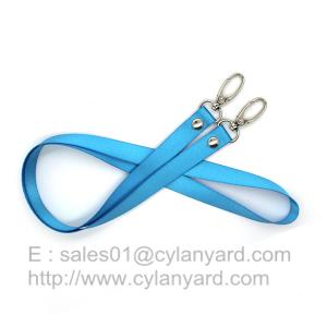 Wholesale Rivet polyester lanyard with metal clasp hook custom made from china suppliers