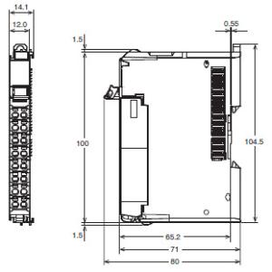NX-CIF105 Original Omron PLC Module Expansion Interface Unit