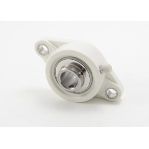 Flange Plastic Pillow Block Housings With Stainless Steel Insert Bearing 2 Bolt