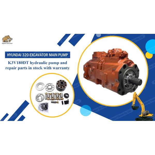 OEM-quality Hydraulic Pump Parts for Hyundai 320 Excavator K3V180Dt 31N9-10010 Main Pump