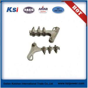 China Electric Power Line ACSR ADSS Fittings / Aluminium Alloy Wedge Type Strain Clamp on sale