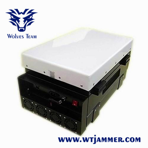 Military 350W High Power Waterproof Outdoor Portable RF GPS WIFI Signal UAV Drone Jammer