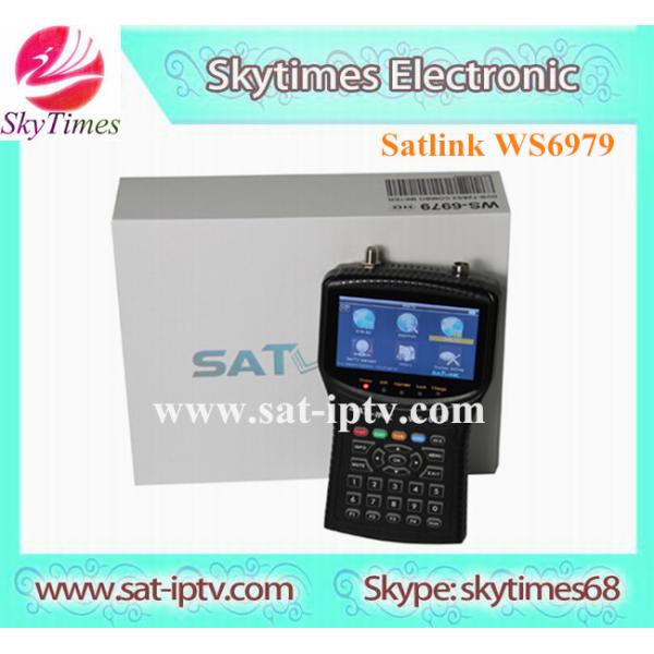 2015 New DVB-S2 & DVB-T2 Combo Meter SIGNAL FINDER WS6979 spectrum constellation