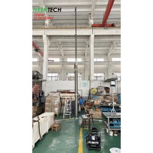 15m lockable pneumatic telescopic mast 30kg payloads 2.8m closed height for