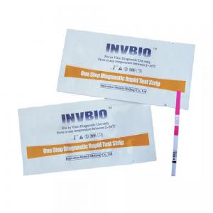 China Urine / Serum Hcg Early Pregnancy Test Strip At Home Oem Packing on sale