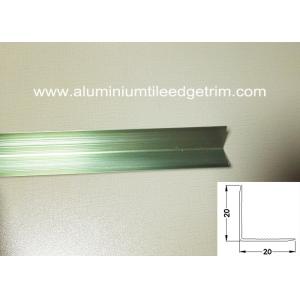 Good Anodized Champagne Aluminium Angle Trim 20mm x 20mm x 2.5m