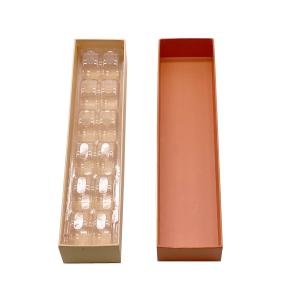 Macaron Takeaway Recyclable Kraft Paper Box Packing With Sliding Drawer