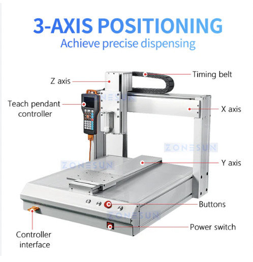 Quality 100mm Z Axis Detachable Soldering Iron Automatic SMD Soldering Machine for Precise Soldering Process for sale