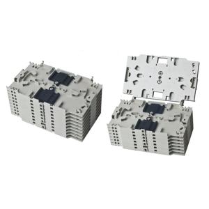 Wholesale 12/24 core Stackable fiber optic splicing tray , upturned splice tray​ YH1028 from china suppliers