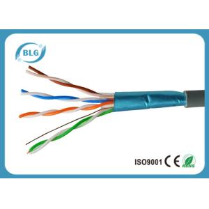 1000ft Shielded Category 5e Ethernet Cable , Cat5e Internet Cable Gray Solid