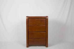 Wholesale Handcrafted Home Wood Furniture 4 Drawer Nightstand With Walnut Brown Stain from china suppliers