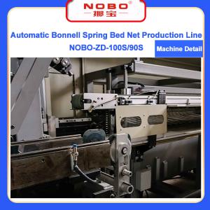 High Capacity Bedcore Mattress Spring Production Line Servo Control 60 Sheets /