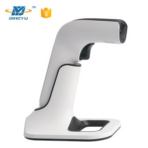 Bluetooth Wireless 2.4G Barcode Scanner 2D qr code reader with charging stand