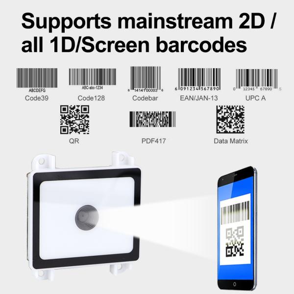 Industrial-Grade Embedded Barcode Scanner for 1D/2D/3D Codes